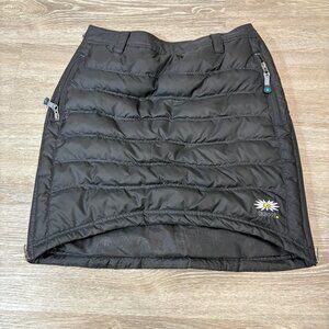 Skhoop Women's Ski Snow Warm Short Down Skirt Black sz S
